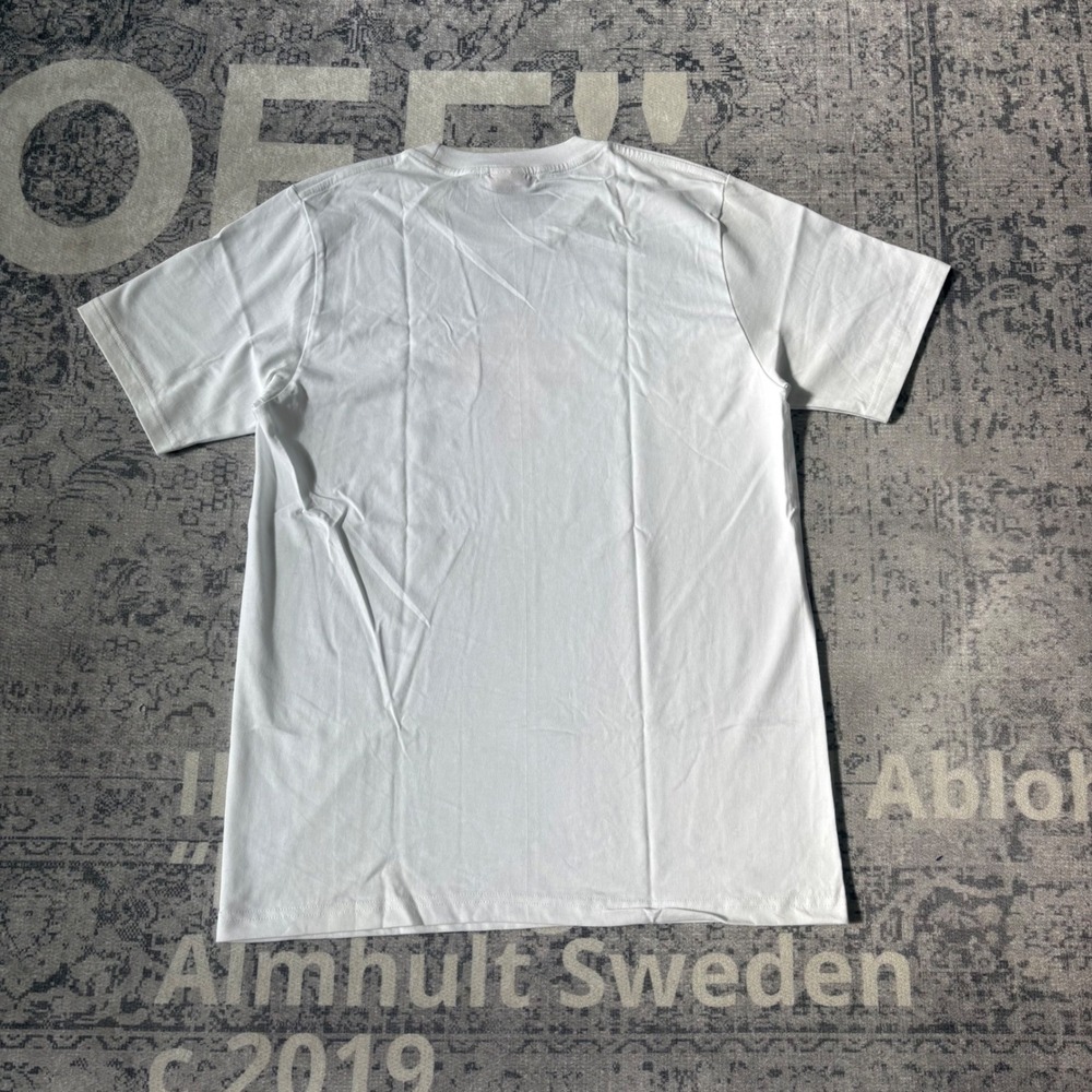 Supreme Cross Box Logo Tee Mens Small White Red FW20 T-Shirt Excellent - Picture 2 of 4